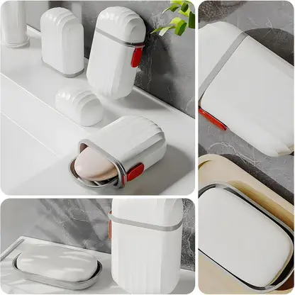 XEAMUZY Travel Soap Holder Portable Soap Dish for 
